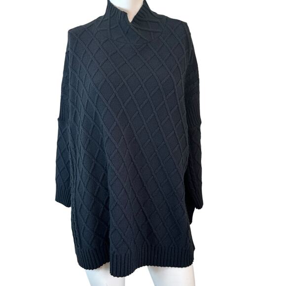 Mer-Sea Women's Lisbon Lattice Front Traveler Sweater Blue O/S EUC - Picture 6 of 6